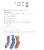 eBook - Strickanleitung quergestrickte Socken Gr. 34/35