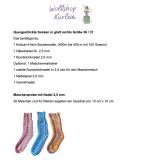 eBook - Strickanleitung quergestrickte Socken Gr. 36/37