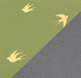 SWAFING • Softshell Fiete Schwalben auf Olive