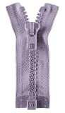 Reißverschluss lavendel 40cm - teilbar