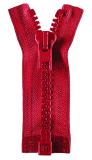 Reißverschluss rot 45cm - teilbar Reißverschluss rot 45cm - teilbar