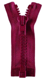 Reißverschluss beere 45cm - teilbar