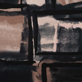 Viskosesatin - sandfarben mit Fenster Viskosesatin - sandfarben mit Fenster