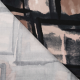 Viskosesatin - sandfarben mit Fenster Viskosesatin - sandfarben mit Fenster