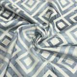 S&W • Deko Baumwolle Canvas Rauten/Marmor