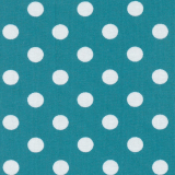 Verena Jersey Tupfen 1cm Petrol