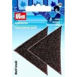 Applikation Dreiecke, groß, dunkelbraun Applikation Dreiecke, groß, dunkelbraun