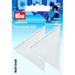 Applikation Dreiecke, groß, weiß Applikation Dreiecke, groß, weiß