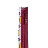 Reißverschluss beere 60cm - teilbar