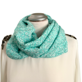 Viskoseloop Mosaik aquablau Viskoseloop Mosaik aquablau