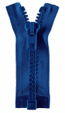 Reißverschluss blau 70cm - teilbar Reißverschluss blau 70cm - teilbar