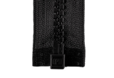Reißverschluss schwarz 75cm - teilbar