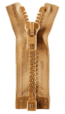 Reißverschluss karamell 80cm - teilbar Reißverschluss karamell 80cm - teilbar