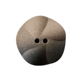 Kunststoffknopf 30mm 2 Loch mausgrau, grau