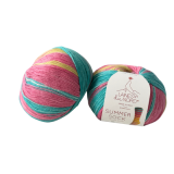 Laines du Nord- Summer Sock (Fb.106-aqua/pink/gelb)