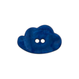 Polyesterknopf 20mm 2 Loch Wolke dunkelblau