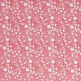 Kim Baumwolle rot mit Blumenwiese