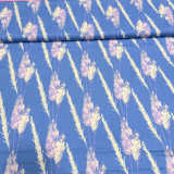 Rico Design - Baumwolle- Pampasgras auf azurblau