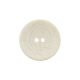 Steinnuss, Polyesterknopf 23mm 2 Loch marmoriert hellgrau