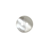 Kunststoffknopf 12mm 2 Loch glänzend weiß Kunststoffknopf 12mm 2 Loch glänzend weiß