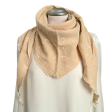 Musselintuch creme mit Schwalben Musselintuch creme mit Schwalben