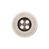 Metallknopf 20mm 4 Loch altsilber Metallknopf 20mm 4 Loch altsilber
