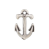 Dekoanhänger 17mm Anker silber