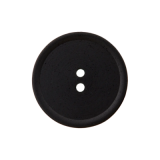 Polyesterknopf 28mm 2 Loch schwarz Polyesterknopf 28mm 2 Loch schwarz