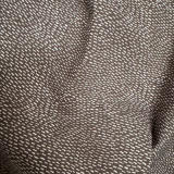 Loopschal in grau mit weißen Strichen