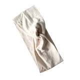 Knotenstirnband creme mit goldenen Palmen Knotenstirnband creme mit goldenen Palmen