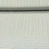 KATIA Fabrics • Slub Jersey Stripes Aqua KATIA Fabrics • Slub Jersey Stripes Aqua