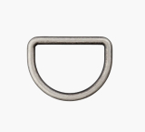 Halbrundringe, 25mm, altsilber Halbrundringe, 25mm, altsilber