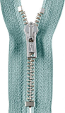Reißverschluss himmelblau (fb.259) - silber 14cm - nicht teilbar Reißverschluss himmelblau (fb.259) - silber 14cm - nicht teilbar