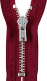 Reißverschluss beere (fb.750) - silber 18cm - nicht teilbar