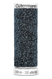 Sparkly Effektgarn - Gütermann creativ (Fb. 9938 - schwarz metallic) Sparkly Effektgarn - Gütermann creativ (Fb. 9938 - schwarz metallic)