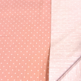 Glünz - Jeansstretch  mit Punkten - blassrosa