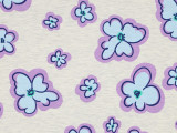 S&W Stoffe • Jersey melange - Blüten