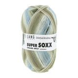 SUPER SOXX 4-FACH/4-PLY - grün/blau/weiß (Fb. 0505) SUPER SOXX 4-FACH/4-PLY - grün/blau/weiß (Fb. 0505)