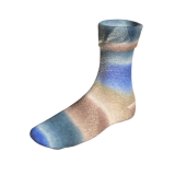 SUPER SOXX 4-FACH/4-PLY - blau/braun/beige (Fb. 0506)