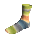 SUPER SOXX 4-FACH/4-PLY - grün/grau/aqua (Fb. 0508)