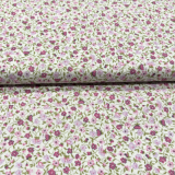 Baumwollstoff Renforcé Mille Fleurs - Blüten - grün/weiß/rosa/pink Baumwollstoff Renforcé Mille Fleurs - Blüten - grün/weiß/rosa/pink