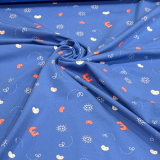 50cm Zuschnitt - KATIA Fabrics • Three Bio Pigs abstract