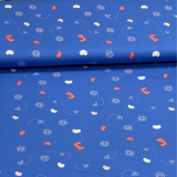 50cm Zuschnitt - KATIA Fabrics • Three Bio Pigs abstract