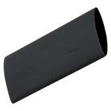 Schrumpfschlauch-Kordelende, 35mm, schwarz