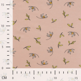 Baumwolljersey Lili dusty pink - Folien Print