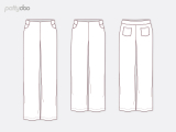 Pattydoo - Papierschnittmuster - Florence - Damen Sommerhose Pattydoo - Papierschnittmuster - Florence - Damen Sommerhose