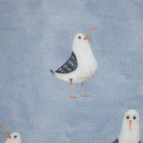 SWAFING • Baumwolljersey Aurich - Möven blaugrau