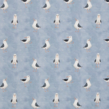 SWAFING • Baumwolljersey Aurich - Möven blaugrau
