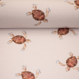 SWAFING • Baumwolljersey Aurich - Schildkröten hellbeige