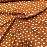 Yvonne Punkte Naturweiß Terracotta